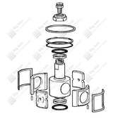 Plug Valve Repair Kit, Major, ANSON Compact TE, 2" 1502, Sour Service, NOE