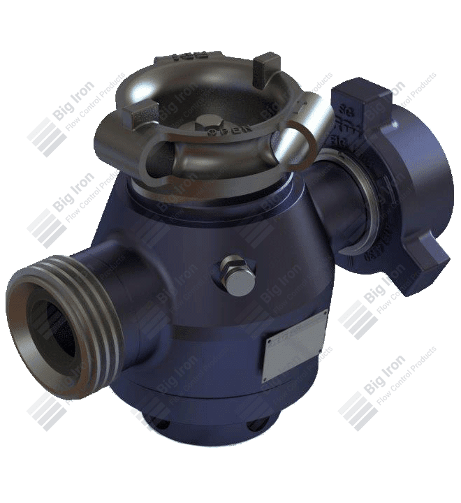 Plug Valve, Manual, LT, 2"x1" 1502 FxM, 15000 psi, STD Service